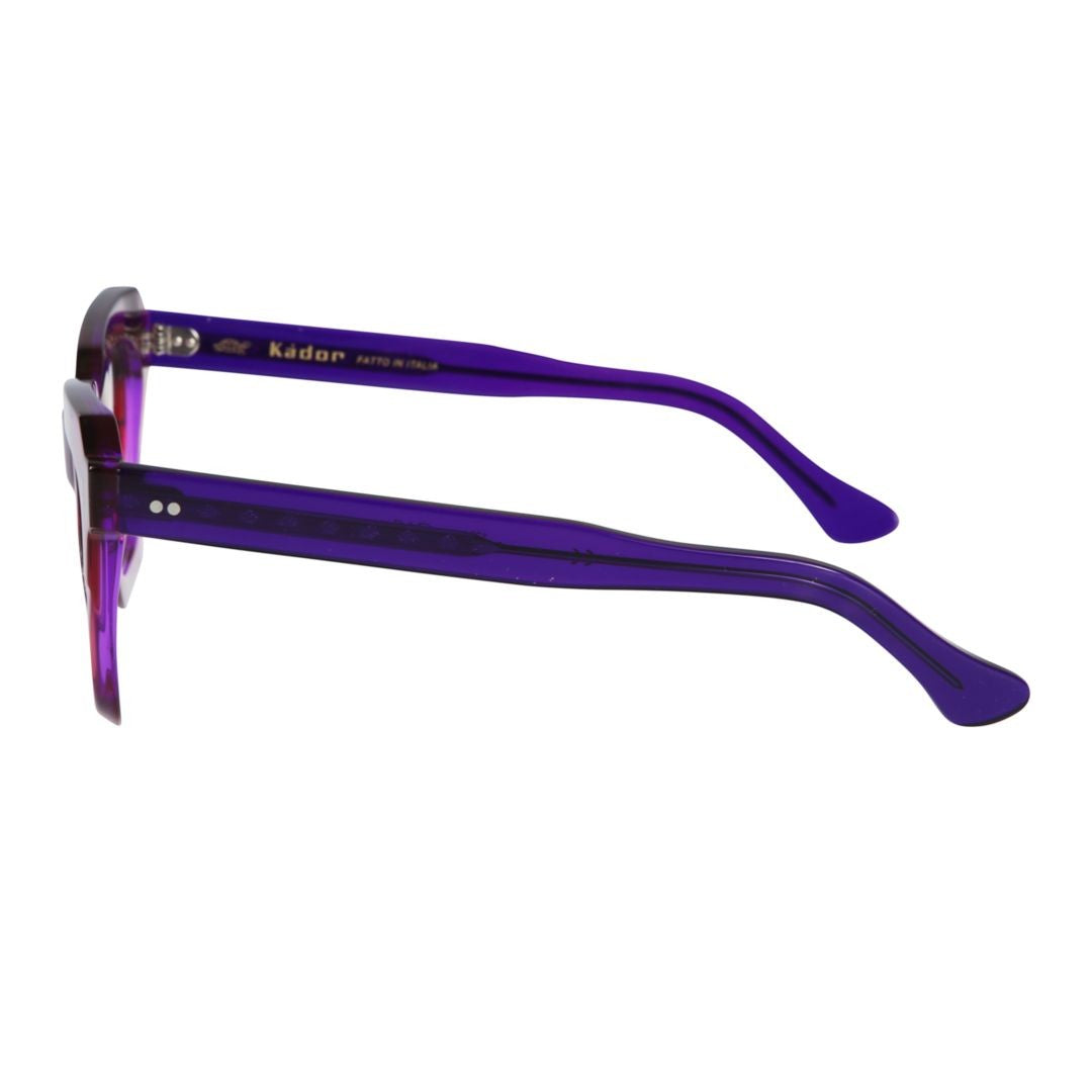 Kador Kallima Oversized Gradient Sunglasses With Silver Rivet Details