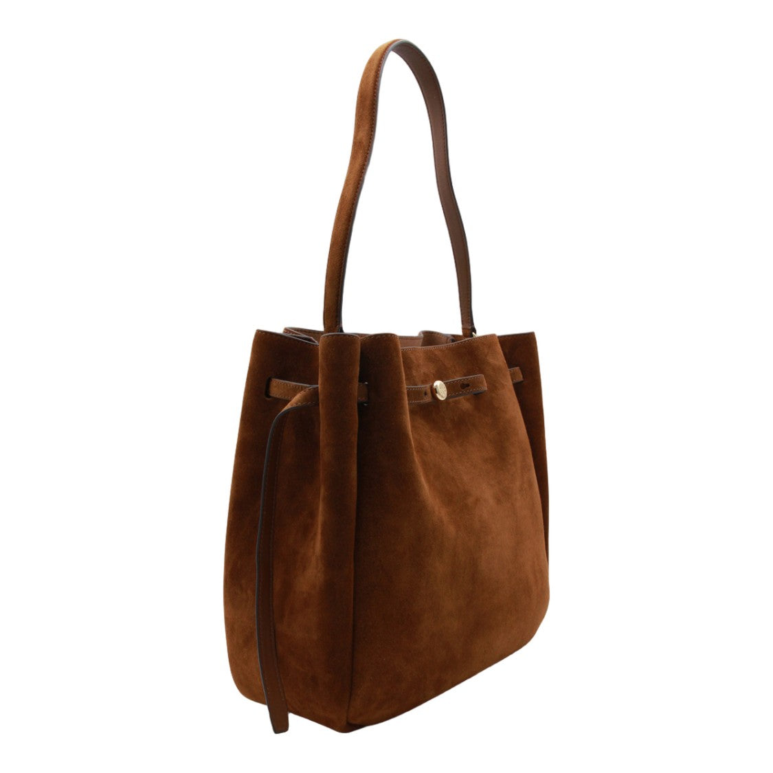 Tory Burch Medium Suede Bag With  And Gold-Tone Detail