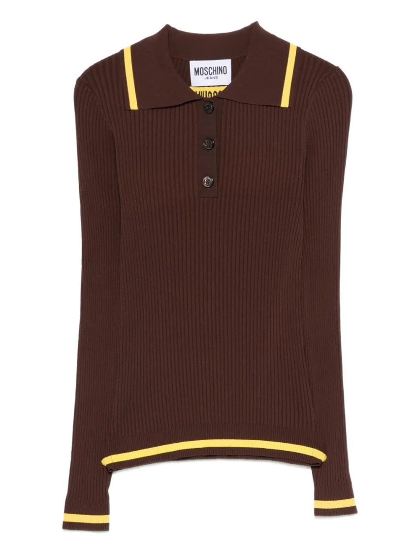Moschino Classic Knit Sweater With Fitted Silhouette