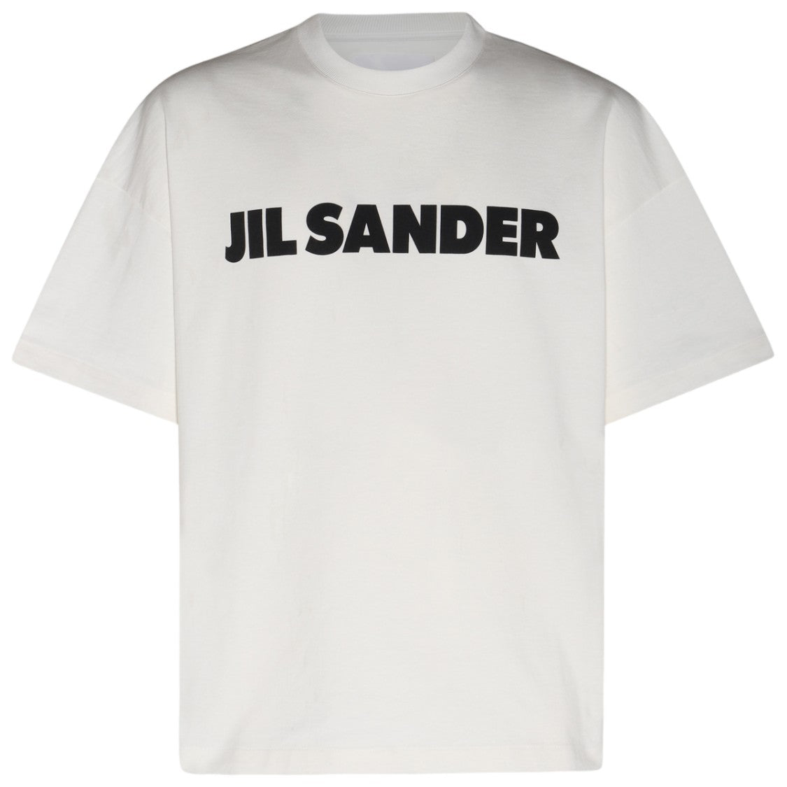 Jil Sander Short-Sleeve Bold Lettering Cotton T-Shirt
