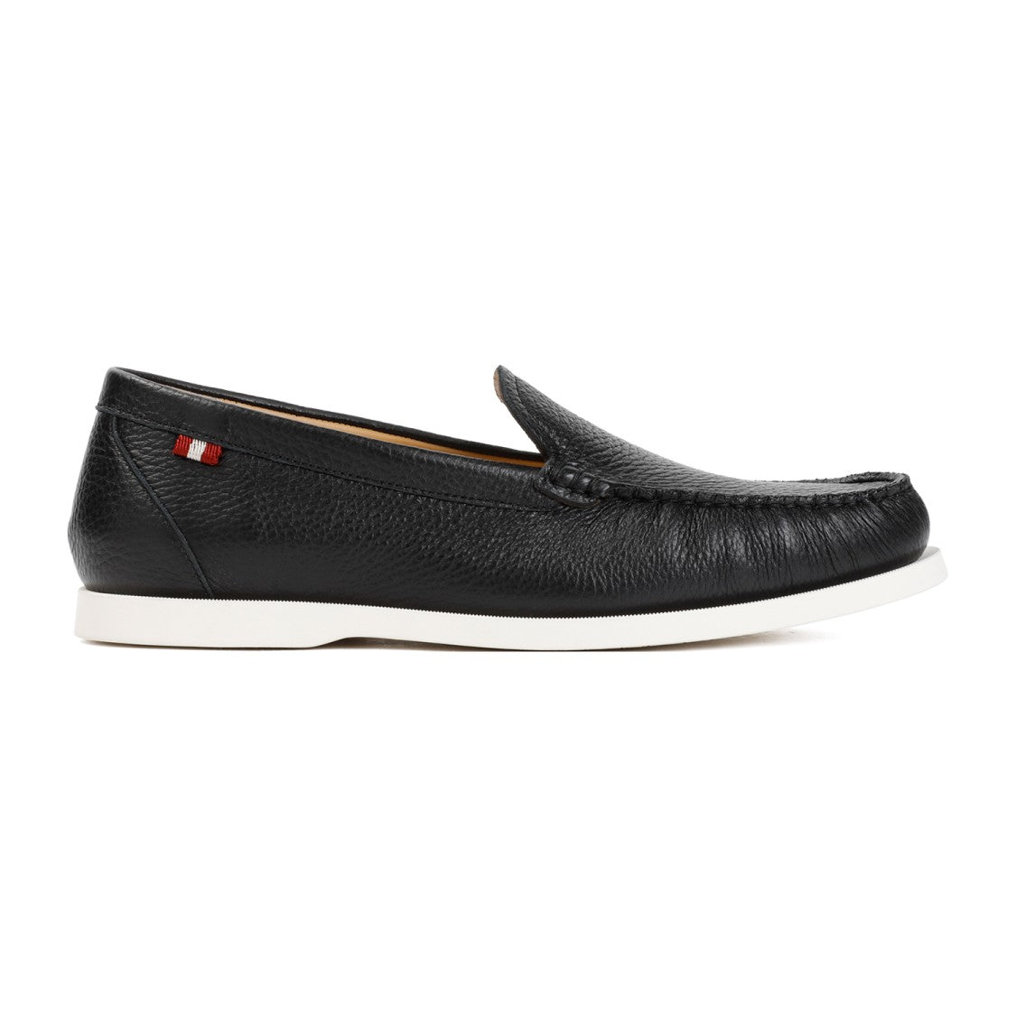 Bally Black Grained Deer Leather Nadim Mocassin - NWT Men main image 2