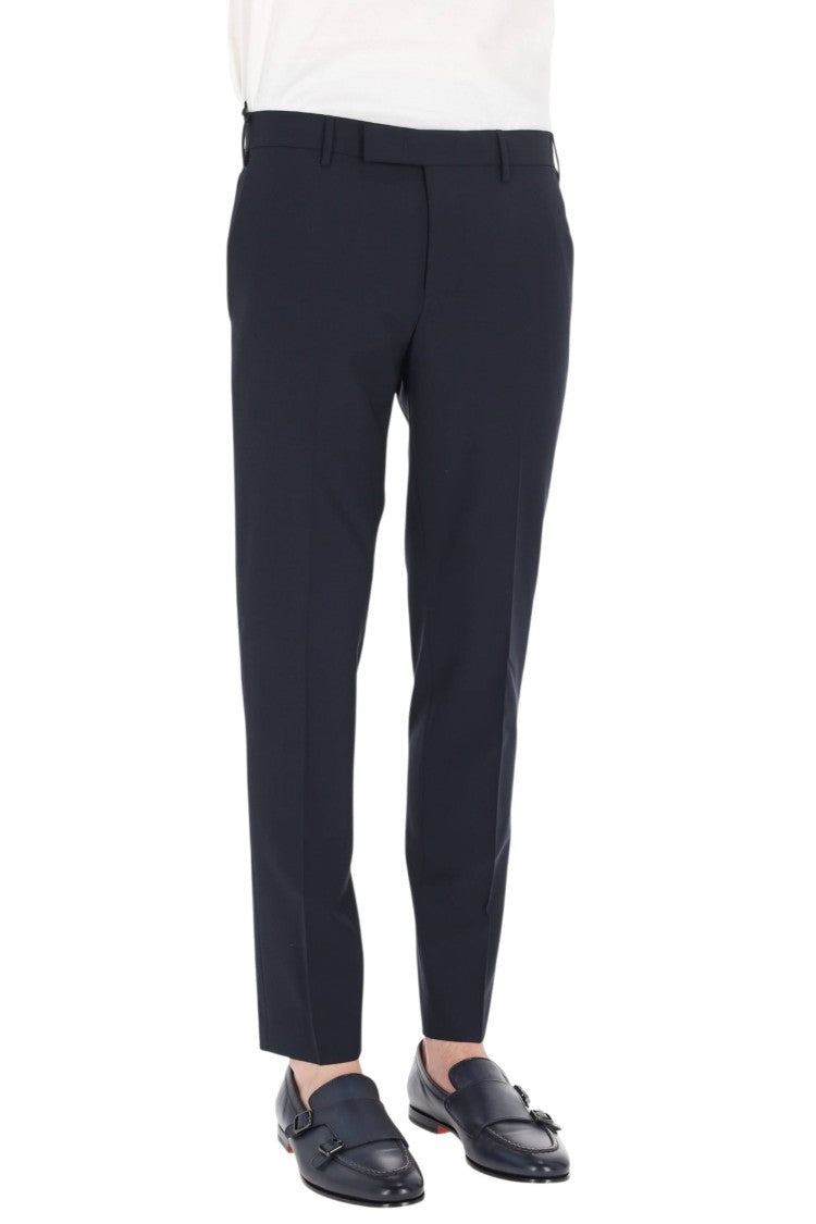 Pt Torino Dieci Fit Tropical Wool Trousers