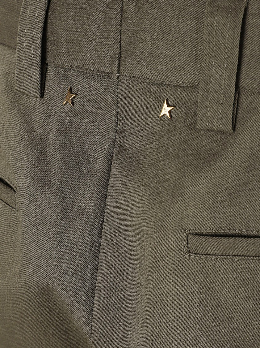 Golden Goose Straight-Leg Trousers With Off-Center Closure