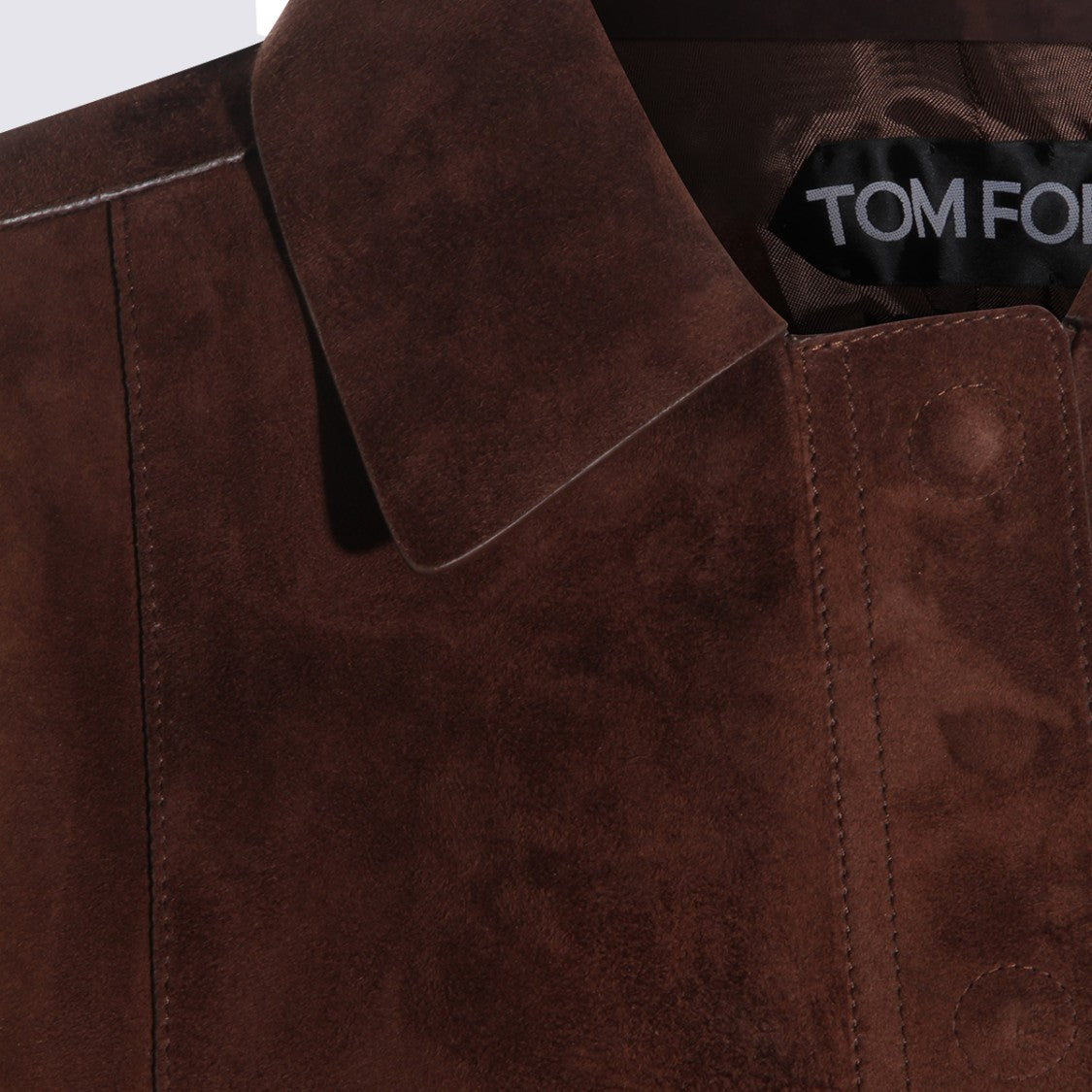 Tom Ford Brown Suede Cropped Jacket
