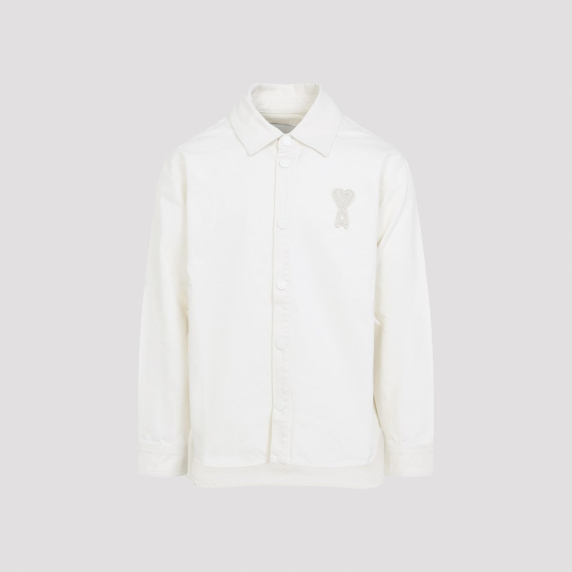 Ami Paris Cotton Long Sleeve Shirt