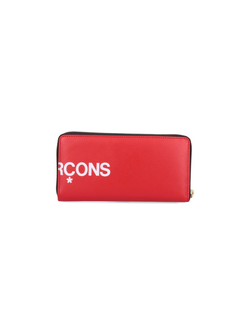 Comme Des Garçons Logo Wallet – Red