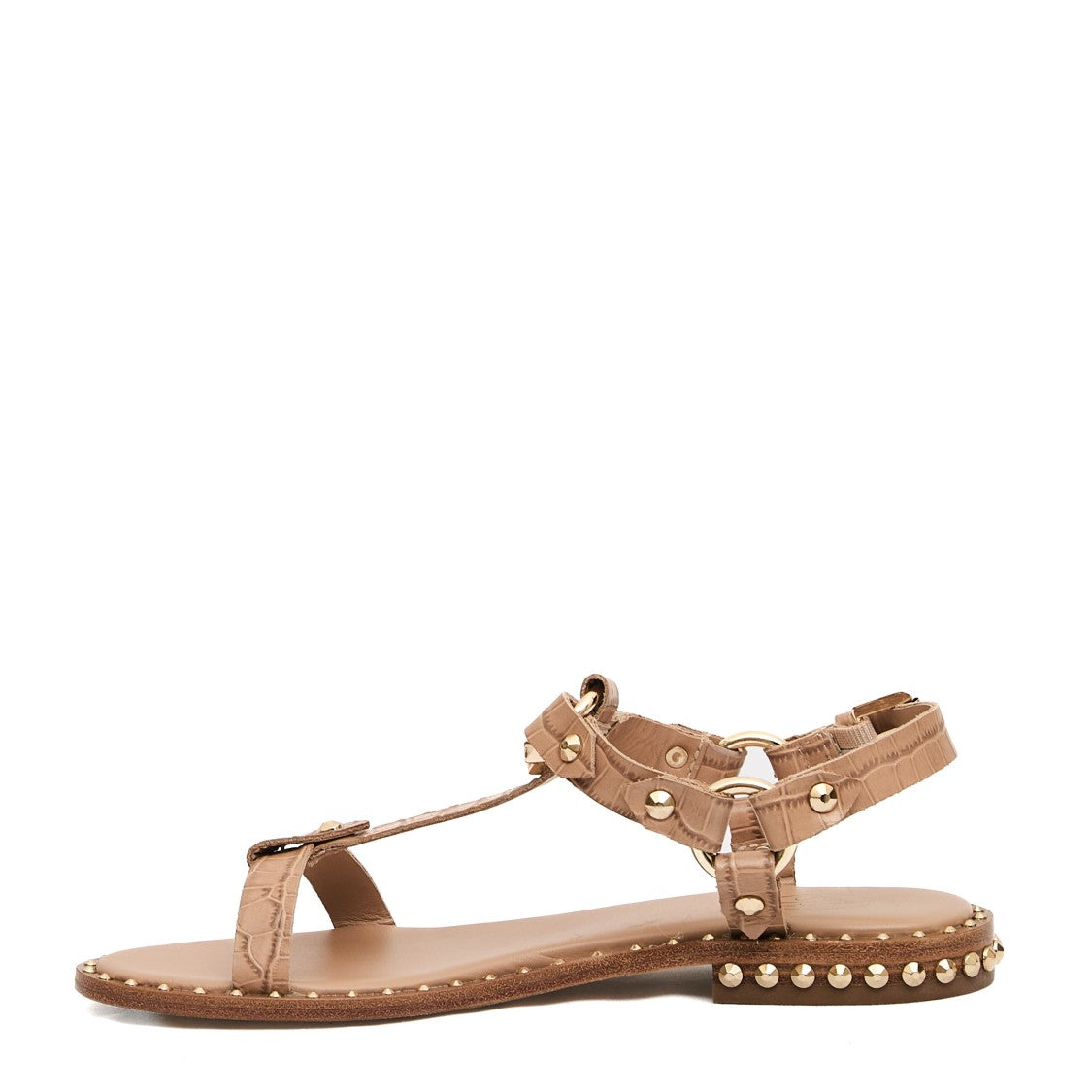 Ash Low Coconut Sandal Beige With Studs