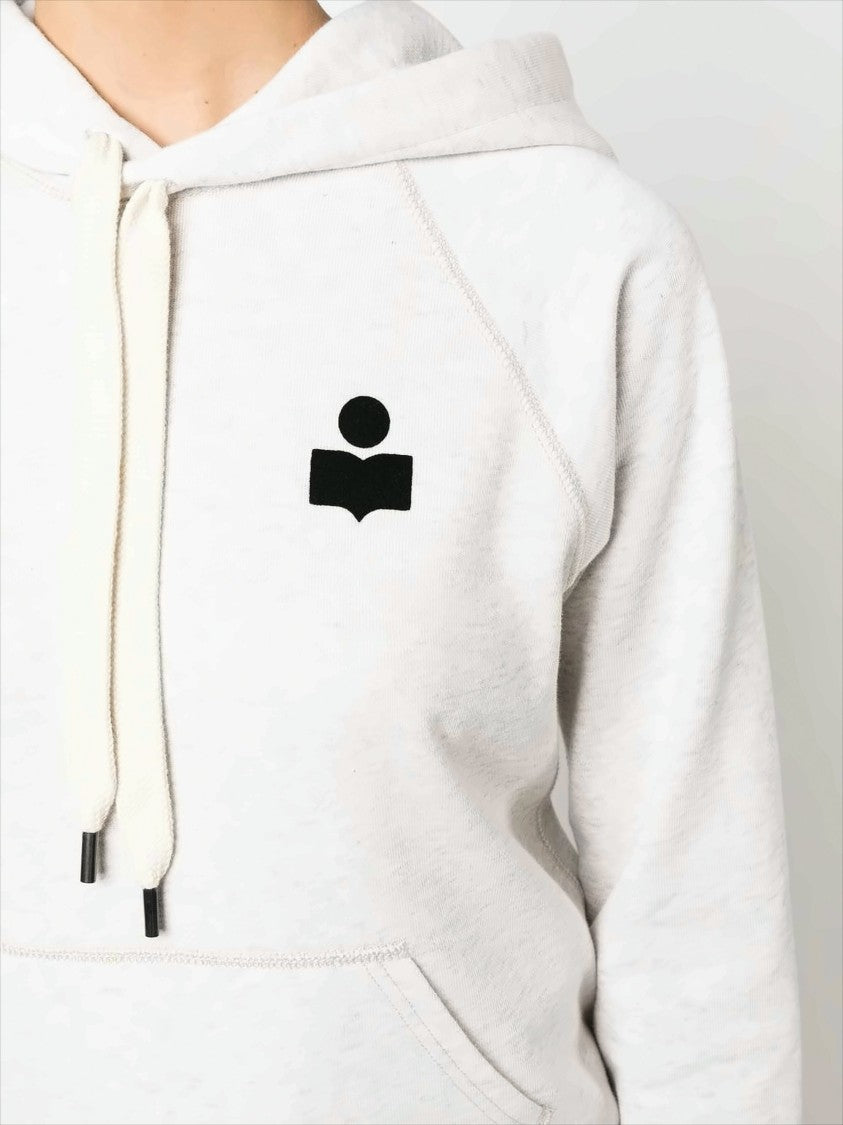 Isabel Marant Étoile Relaxed Fit Hoodie With Minimalist Design And Embroidered Logo