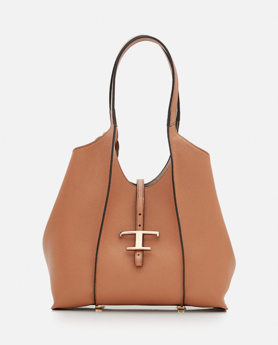 Tod's Small T Leather Shopping Bag