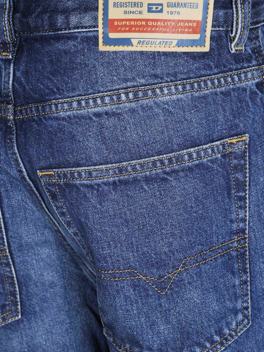 Diesel Wide-Leg Mid-Rise Jeans