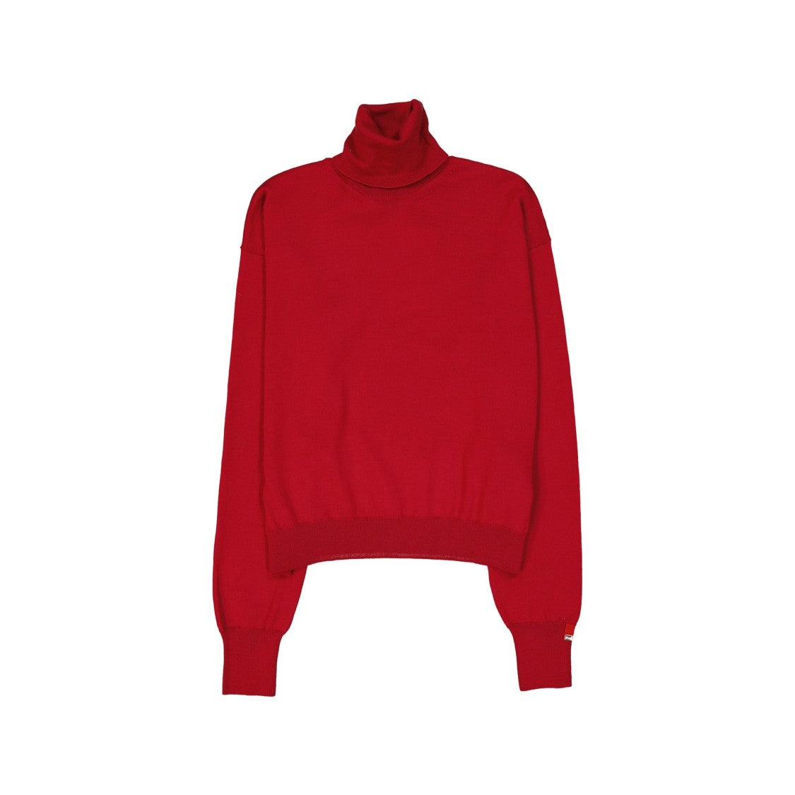 Herno Cozy Turtleneck Wool Pullover With Ribbed Trims
