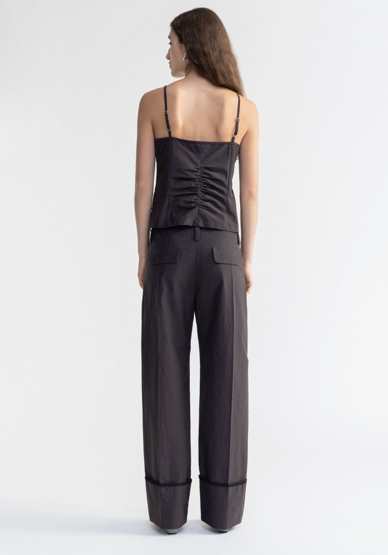 Aeron Chip - Wide Cuffed Poplin Pants