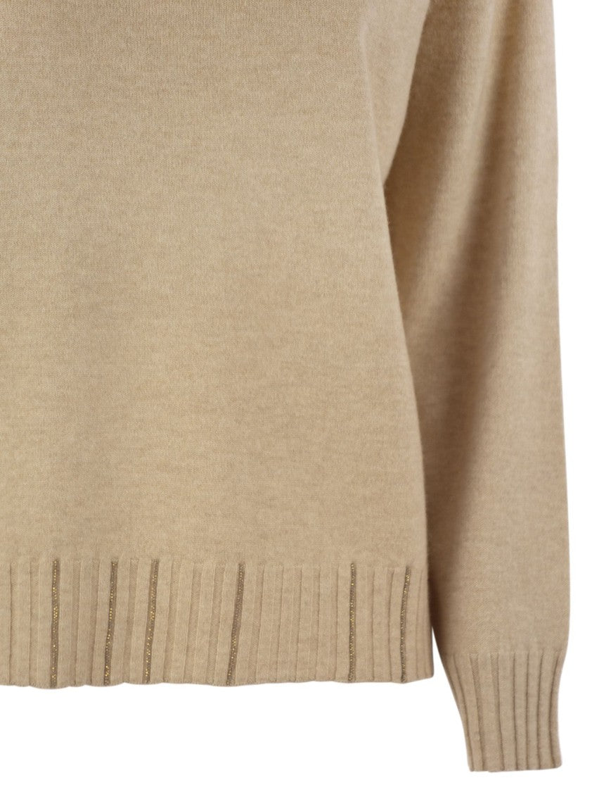 Fabiana Filippi Platinum Crew-Neck Jumper