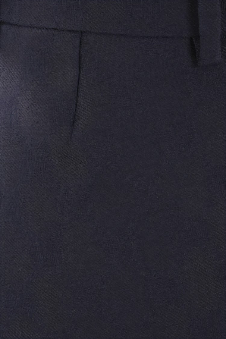 Gucci Tailored Blue Wool Straight Pants