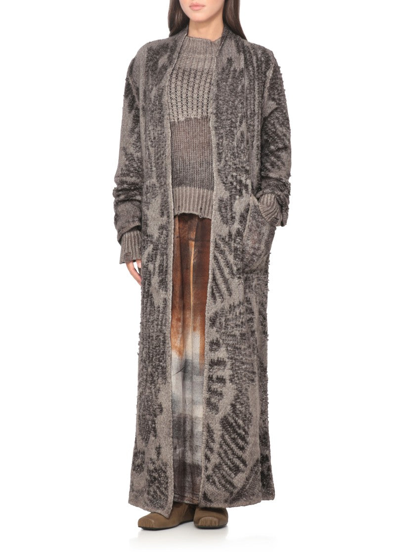 Avant Toi Wool And Cashmere Long Cardigan