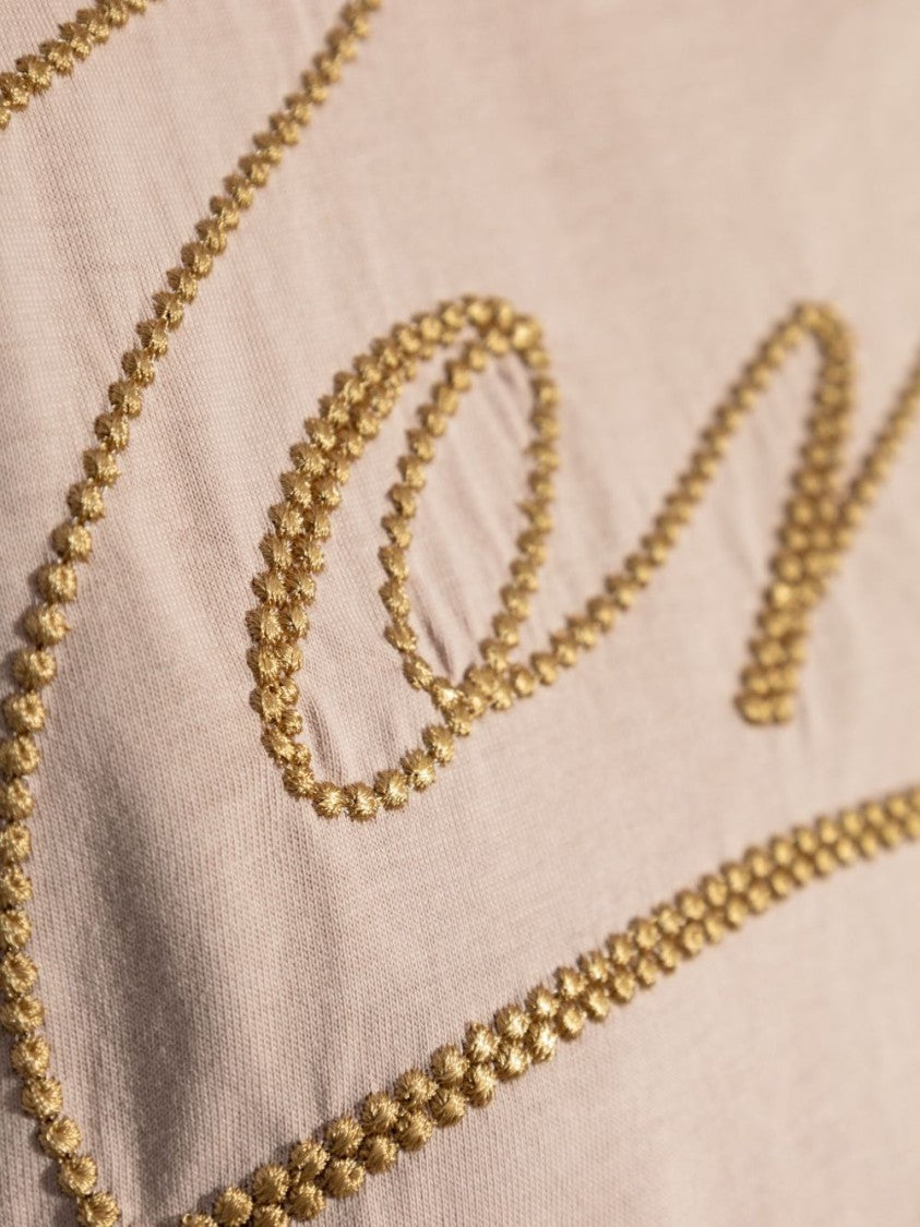 Moncler Powder Pink Crew Neck T-Shirt