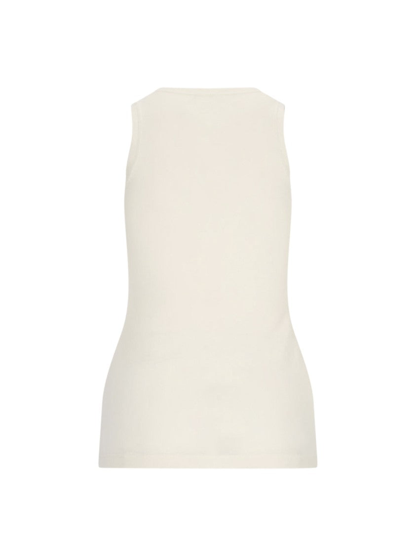 Jil Sander Tank Top Set Of 3 – White & Cream