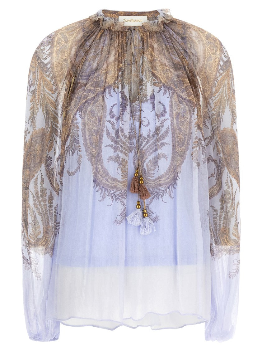 Zimmermann 'Hypnotic Billow' Blouse