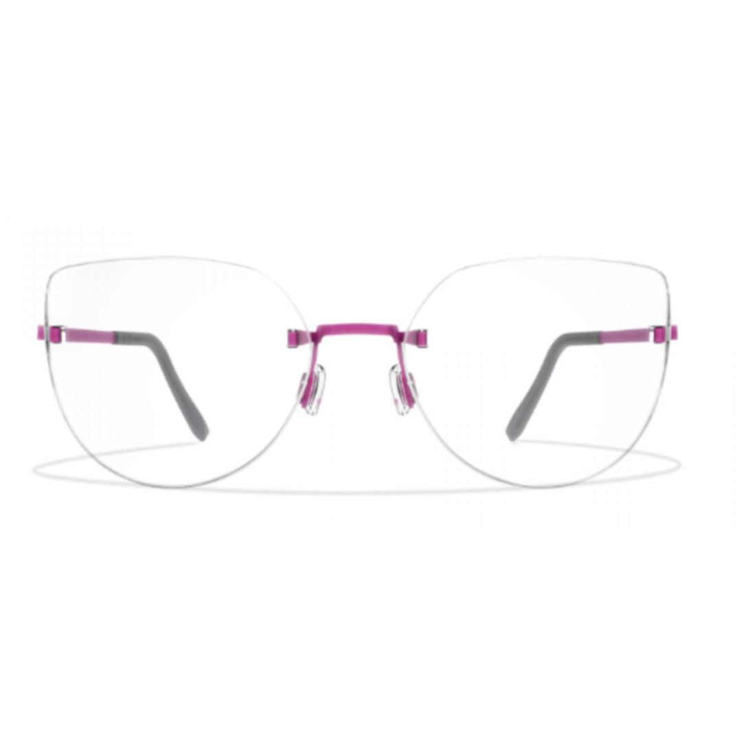 Blackfin Bf941 Aero A-N Rimless Titanium Sunglasses With Large Rounded Lenses
