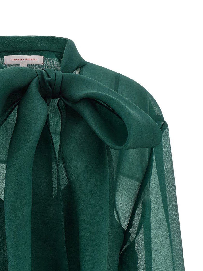 Carolina Herrera Organza Blouse