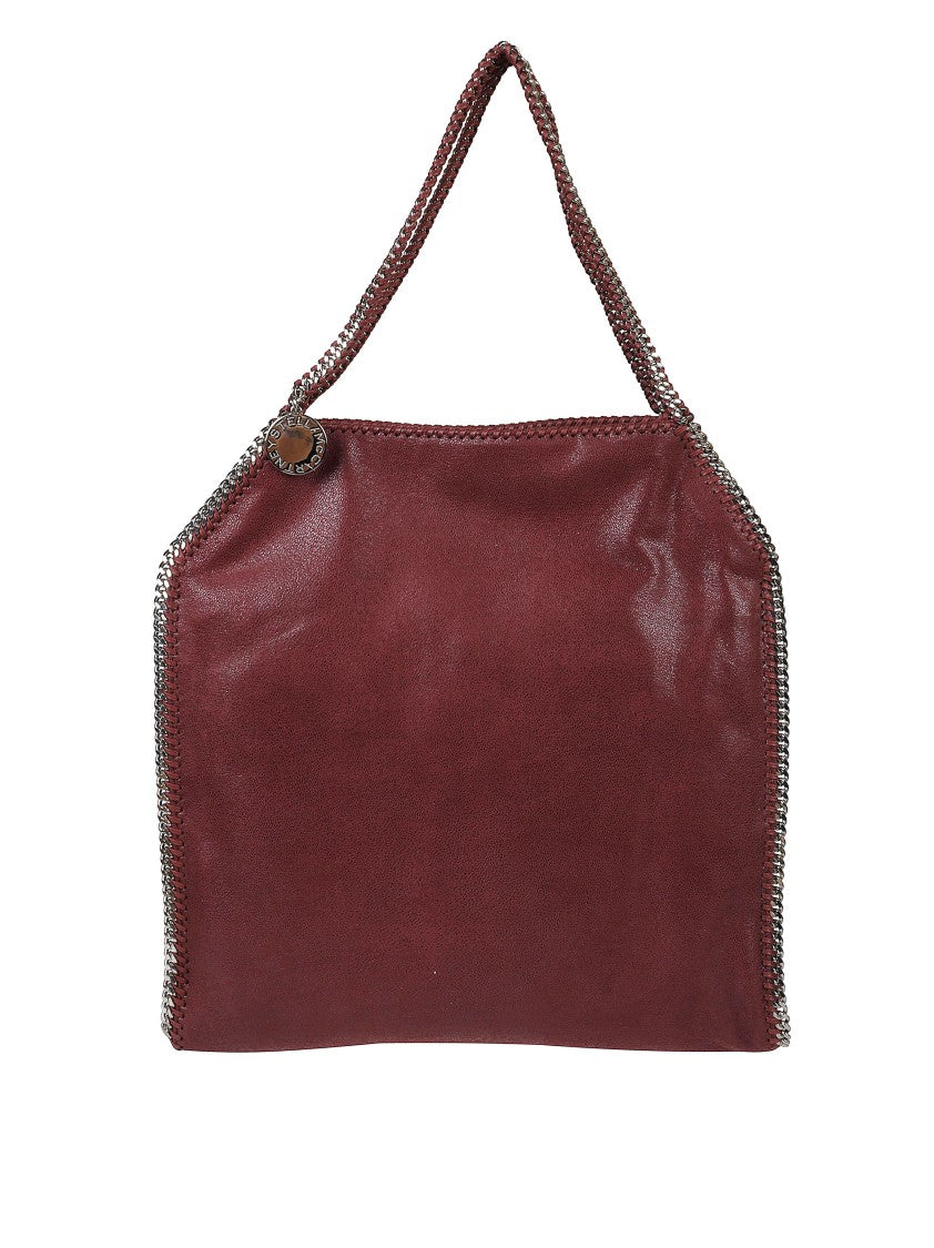 Stella Mccartney Burgundy Bag With Chain Trim