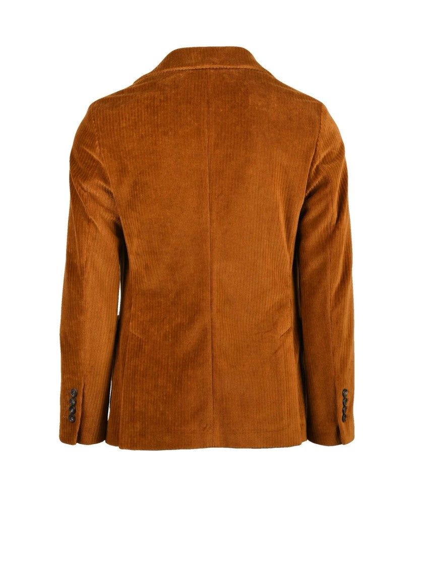 Circolo 1901 Velvet Blazer With Tailored Silhouette And Notched Lapel