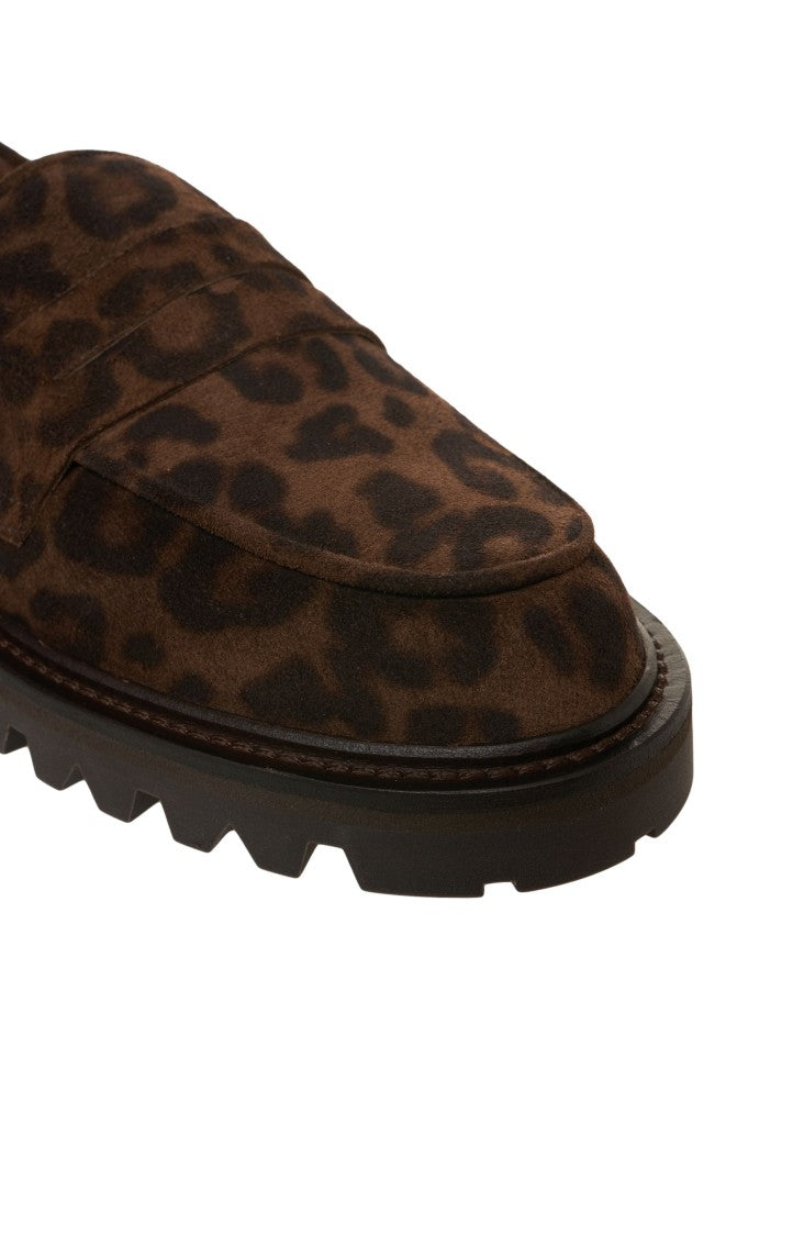 Billi Bi Animal Print Loafers