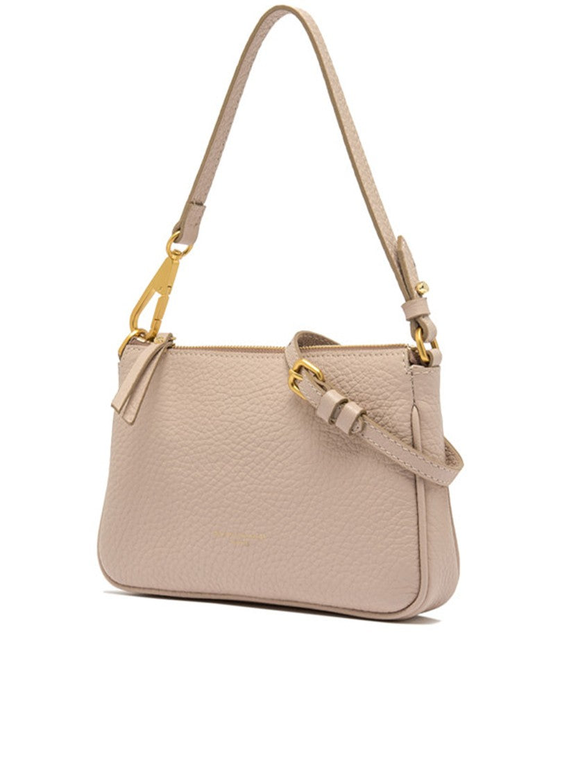 Gianni Chiarini Brooke Pebbled Leather Adjustable Strap Handbag
