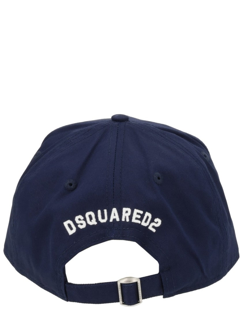 Dsquared2 Navy D2 College Bad Boys Club Hat