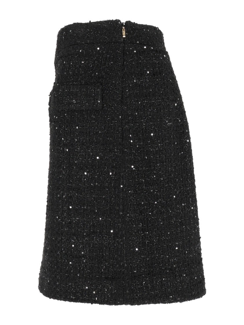 Fay Short Flared Mini Skirt