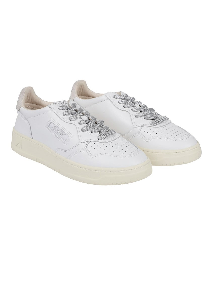 Autry Medalist Low Calf Leather Suede Sneakers
