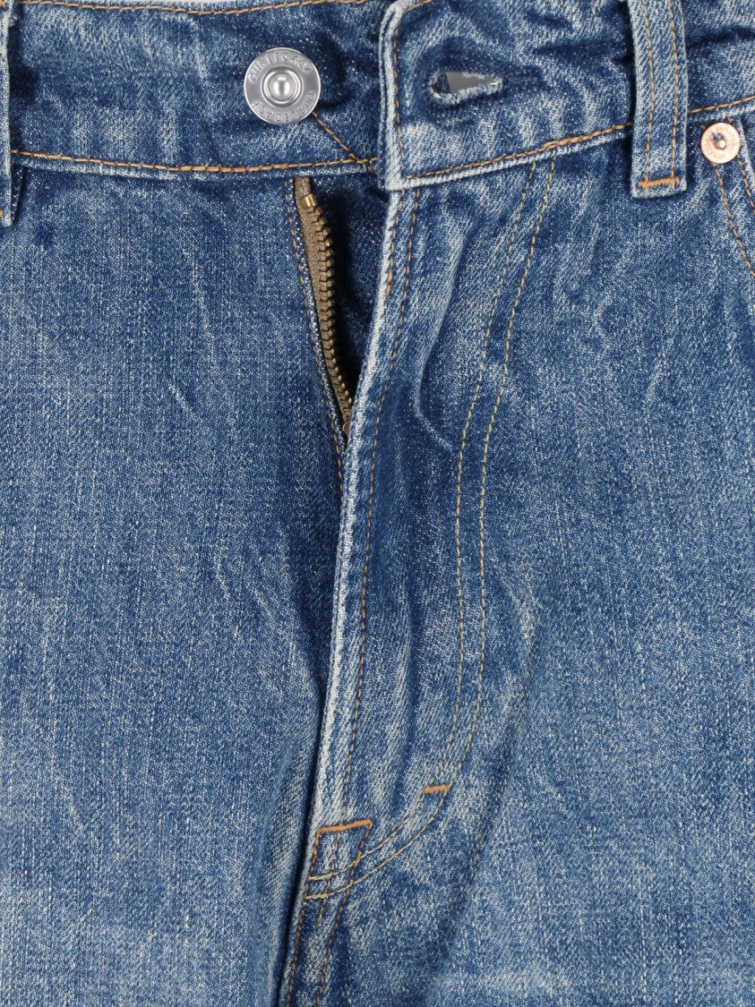 Our Legacy Third Cut River Blue Wash Straight-Leg Cotton Jeans