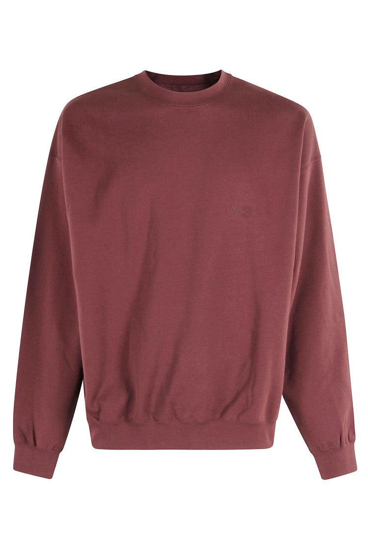 Y-3 Crewneck Cotton Sweatshirt