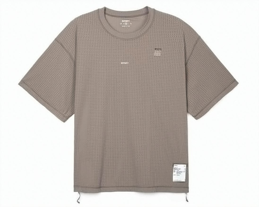 Satisfy Waffle-Knit Short-Sleeve T-Shirt With Textured Finish