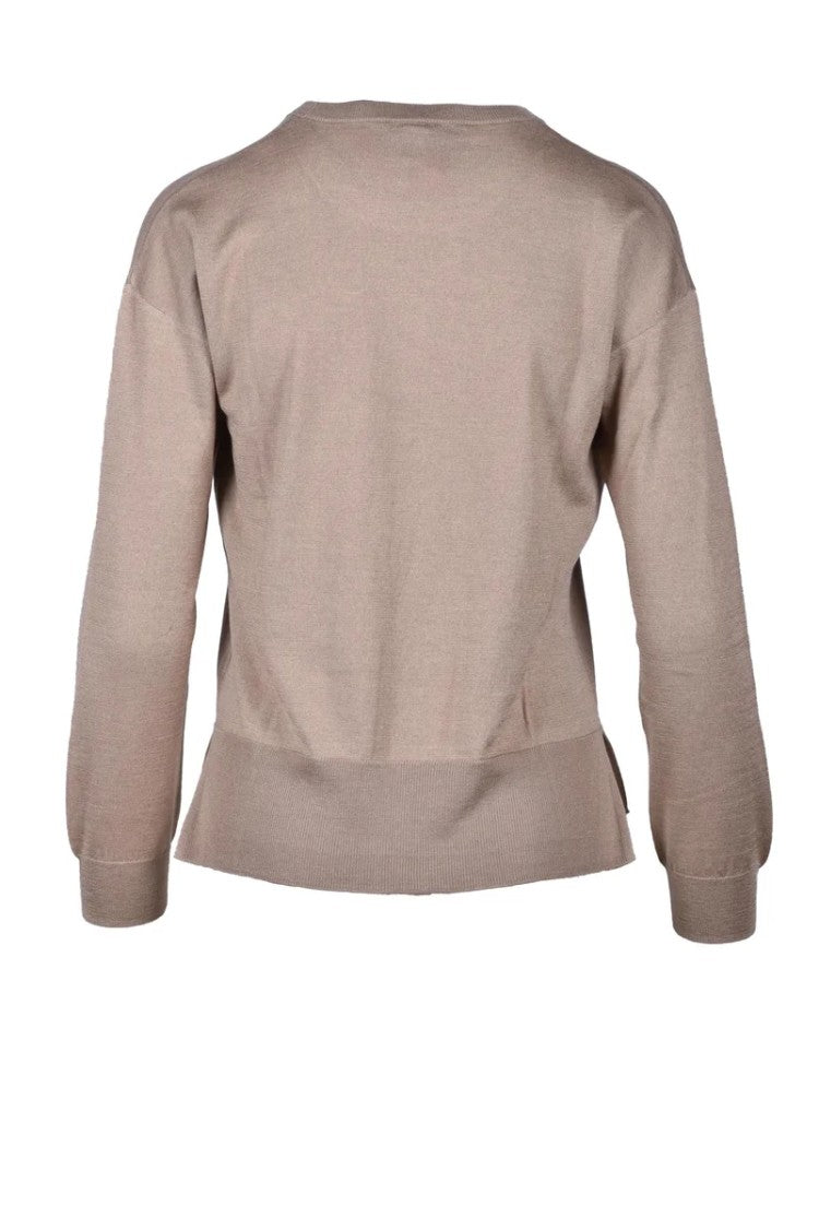 Wild Cashmere Silk And Cashmere Sweater - Taupe