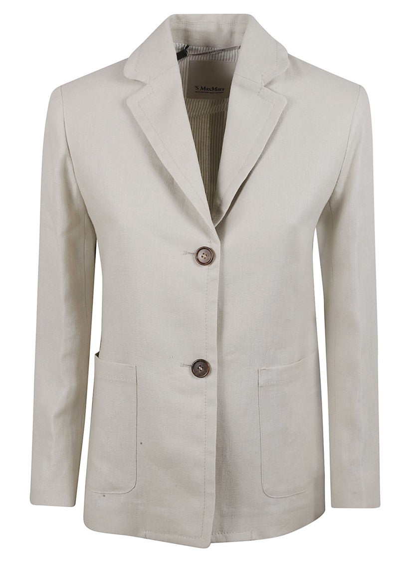 Max Mara Tailored Flax Linen Jacket