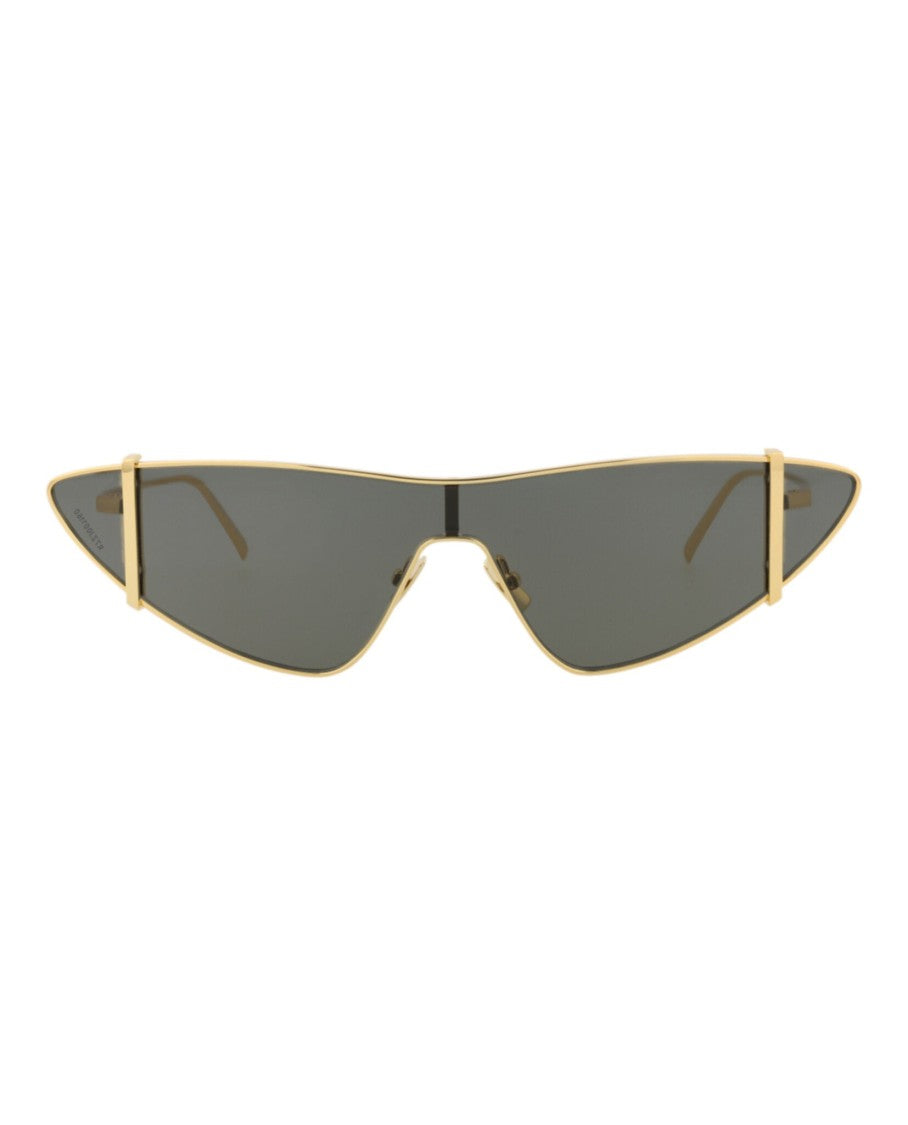 Saint Laurent Cat Eye-Frame Metal Sunglasses