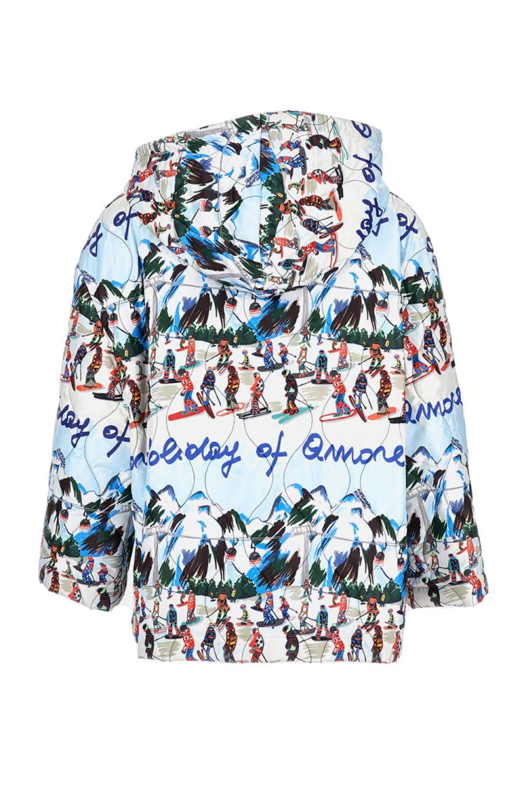 Alessandro Enriquez Quilted Oversized Jacket With Hood