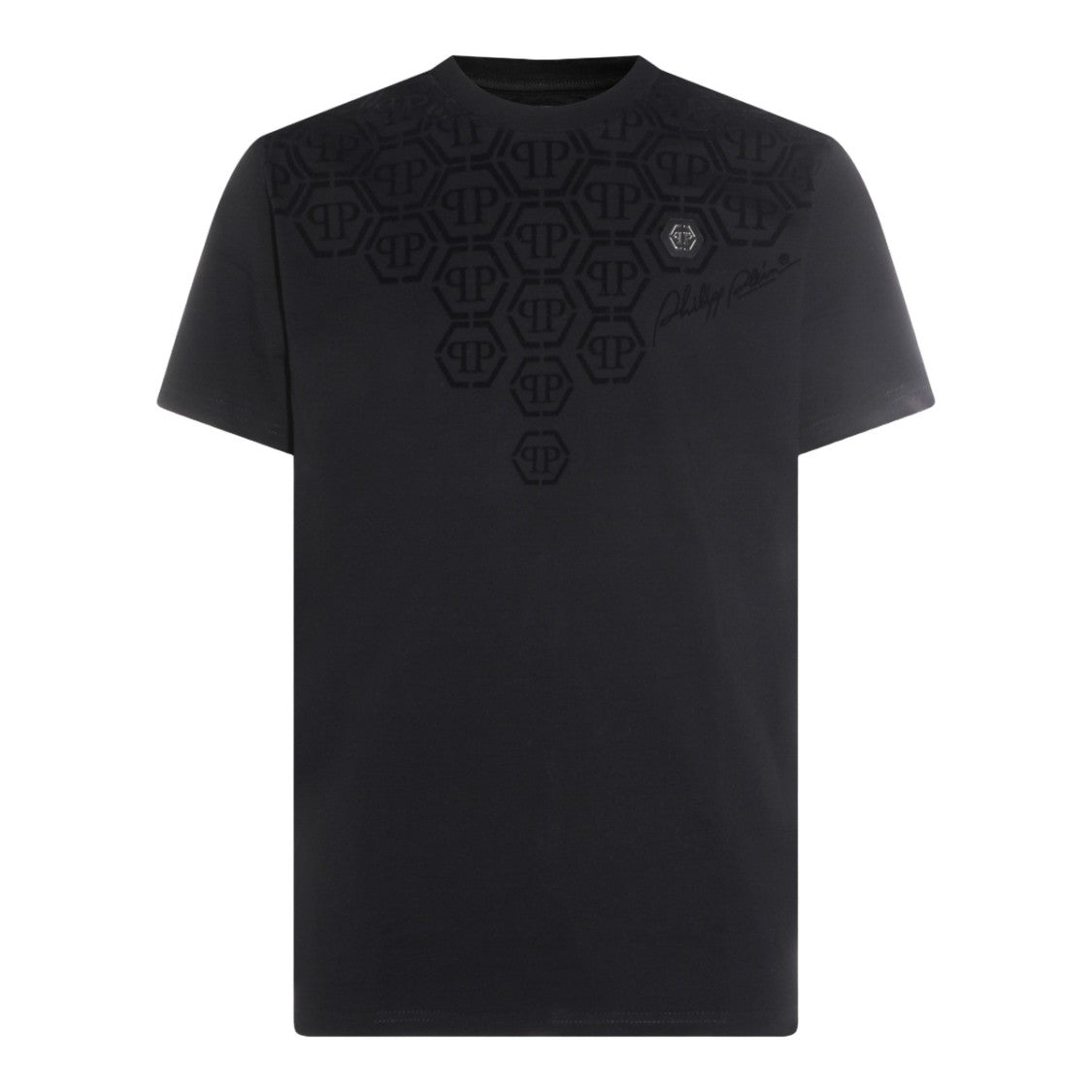 Philipp Plein Plain Black Short-Sleeve T-Shirt