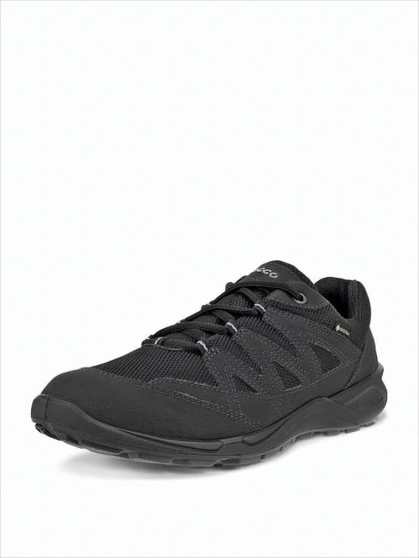 Ecco Gore-Tex Enhanced Black Sneakers With Design