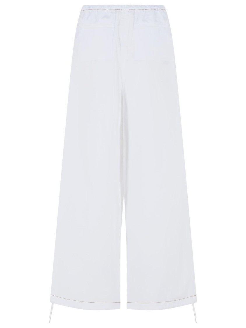 Marni White Cotton Pants
