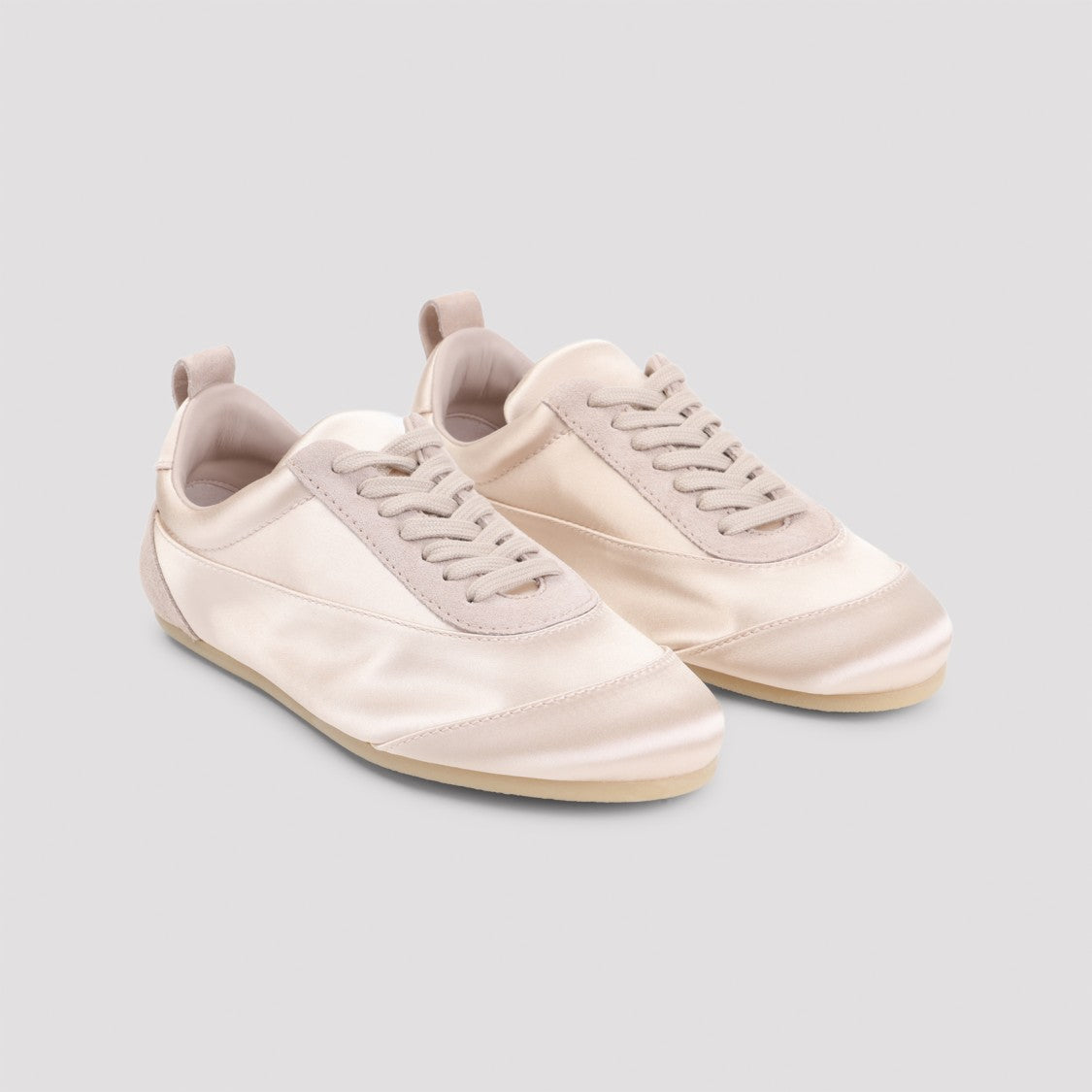 Jil Sander Nude Sneakers With Satin Finish