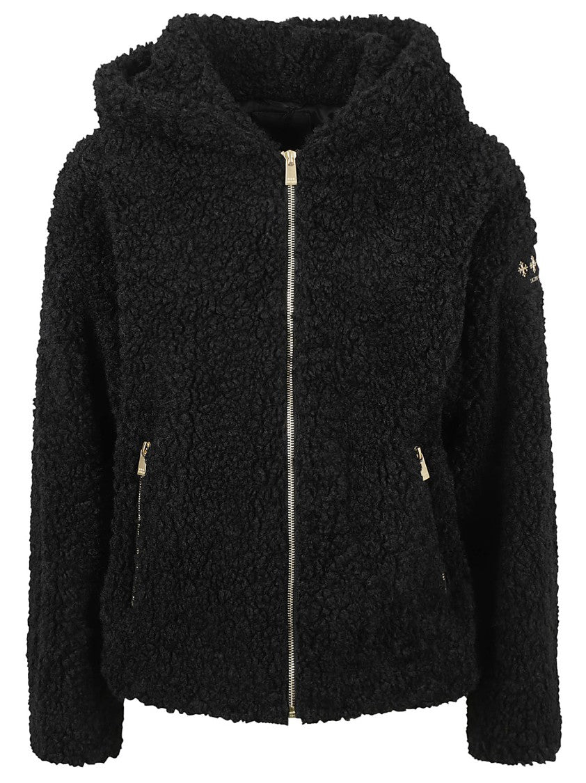 Tatras Full-Zip Black Coat