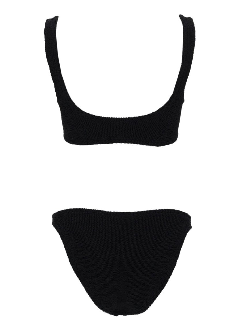 Hunza G Neutral Xandra Textured Bikini Set
