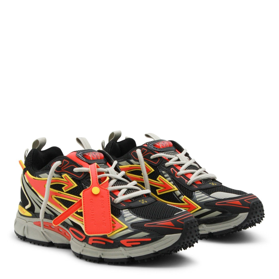 Off-White Black Mesh Be Right Back Sneakers