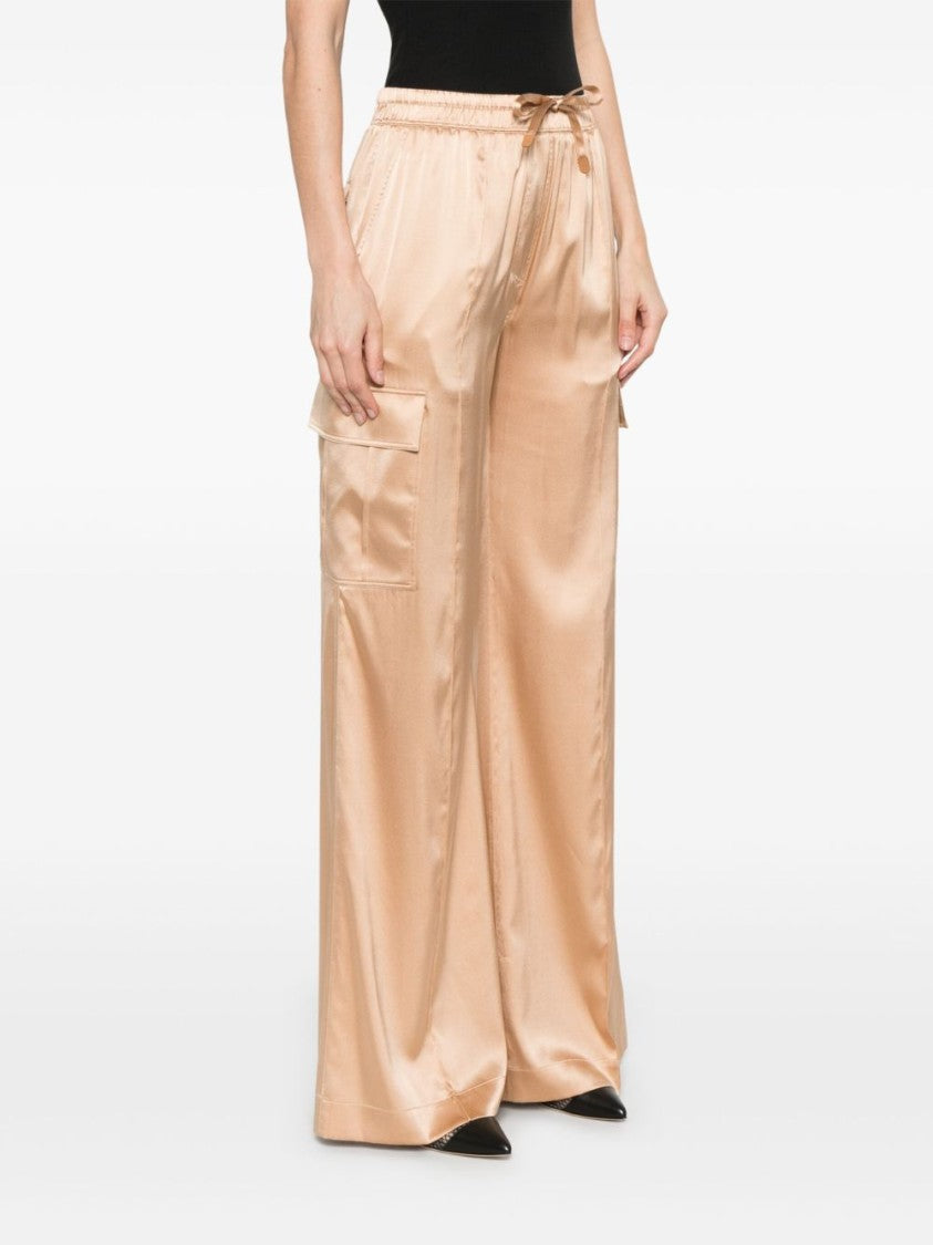 Tom Ford Relaxed Fit Wide Leg Trousers With Cargo Pockets