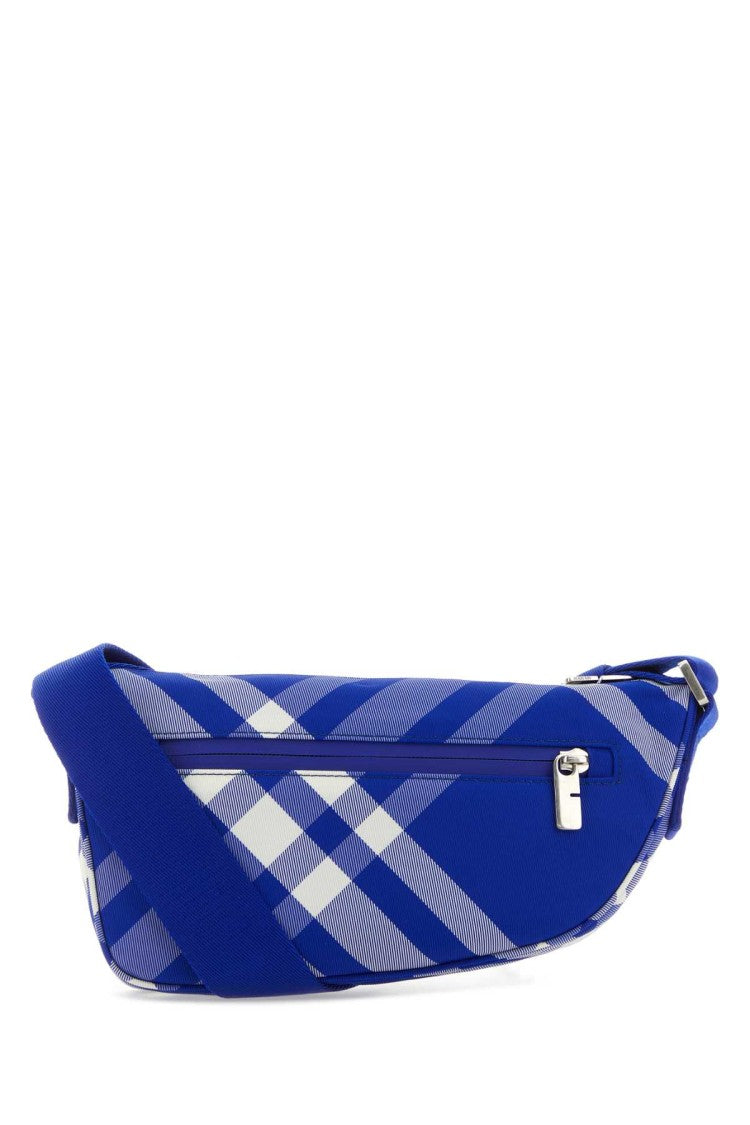 Burberry Embroidered Nylon Shield Crossbody Bag