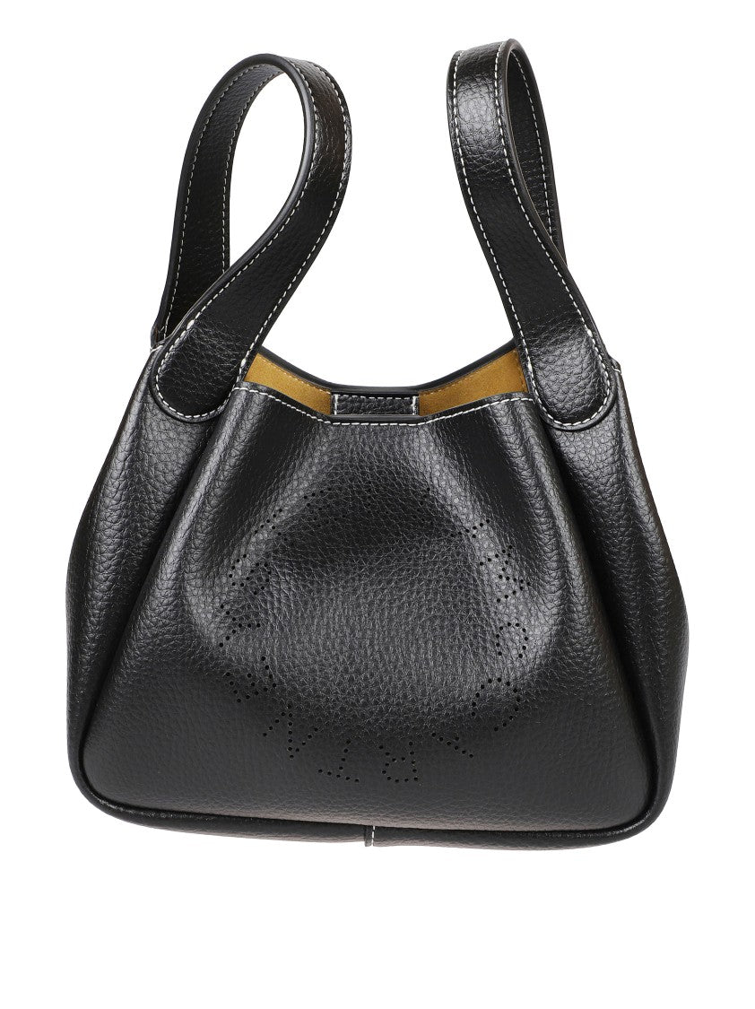 Stella Mccartney Textured Black Handbag
