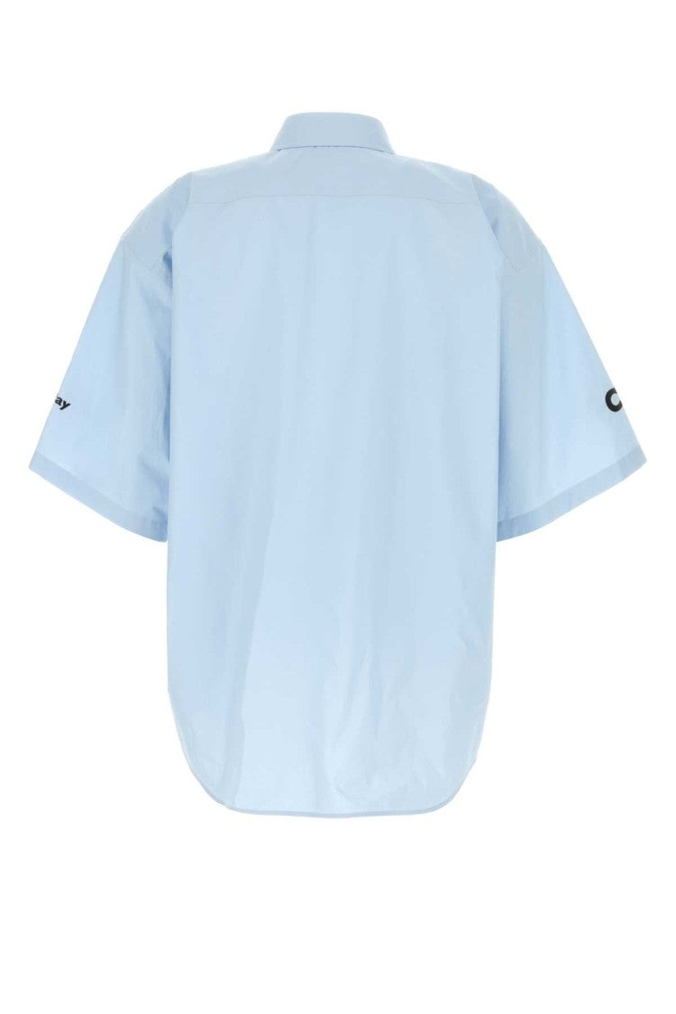Balenciaga Light Blue Poplin Shirt