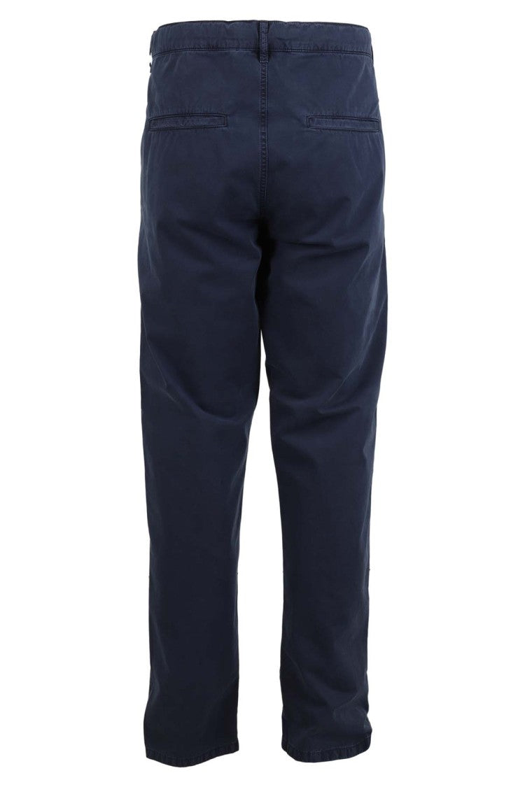 Aspesi Straight-Leg Cotton Gabardine Pants